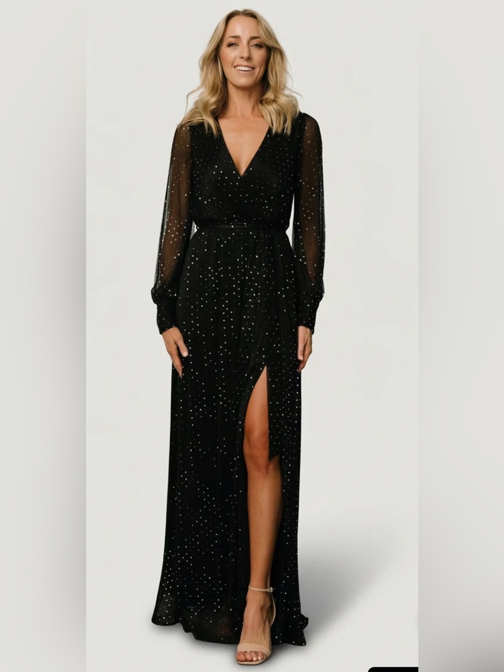 Baltic Born Abigail Sparkle Gown NWT L